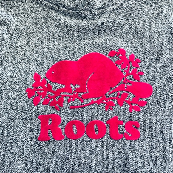 Roots Canada Girls Classic Salt & Pepper Tunic Hoodie Dress, size XXL - Picture 3 of 8